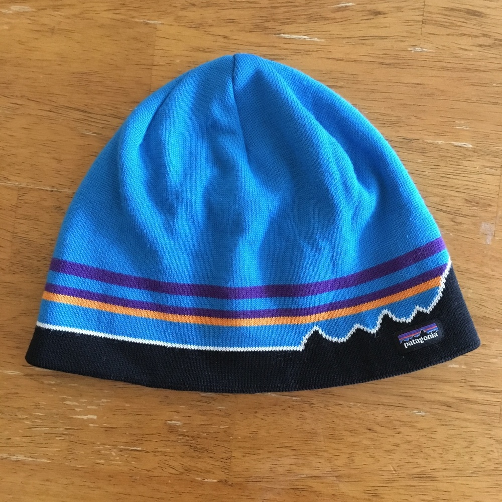 Patagonia logo beanie